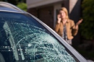 Broken Windshield And Glass Injury
