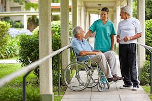 Nursing home garden hall
