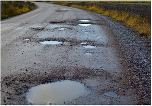 Rochester Car Accidents Caused By Road Hazards